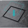 Square Tile Bed Floor Waste, 75mm Outlet Square Tile Bed Floor Waste, 75mm Outlet